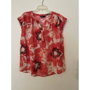 Women’s Simply Vera, Vera Wang, Tank Top Size Large, Multi colored, Flowers,